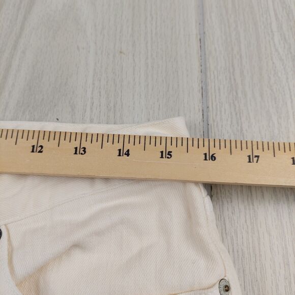 Bonobos Travel Jeans Mens 32x33* Off White Slim Straight Fit Stretch Preppy - Picture 5 of 6